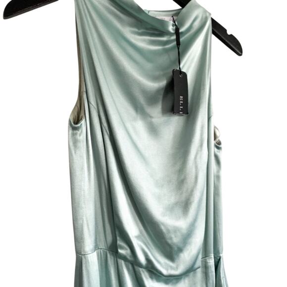 ELLIATT Green Asymmetrical Alaia Dress NEW - Picture 7 of 12